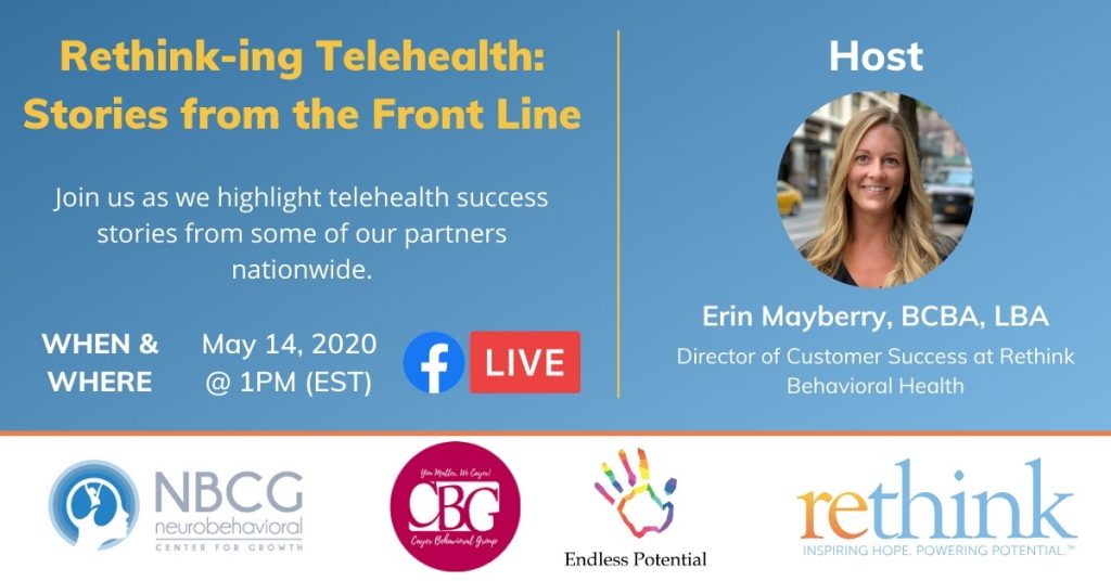 Rethink-ing Telehealth stories from the front lineFacebook Live