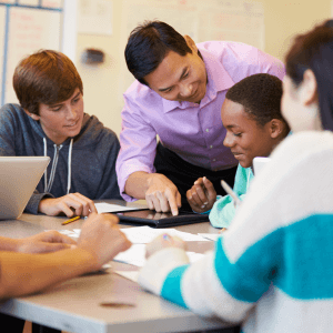 School learning with diverse middle school students