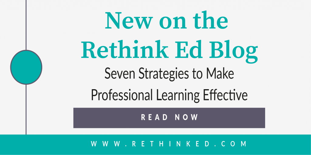 blog post twitter Seven Strategies to Make Professional Learning Effective
