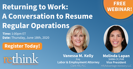 return to work operations webinar