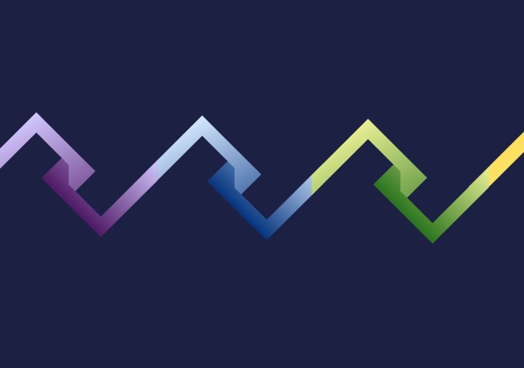 banner with abstract design
