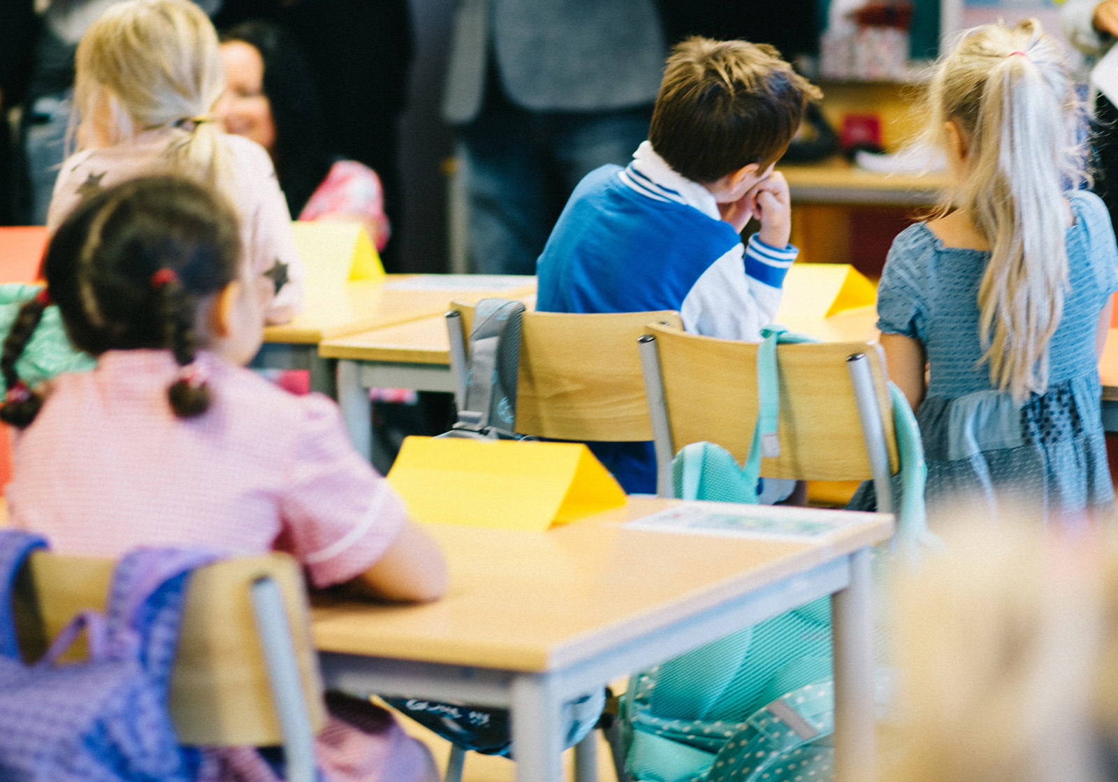 Children in a classroom