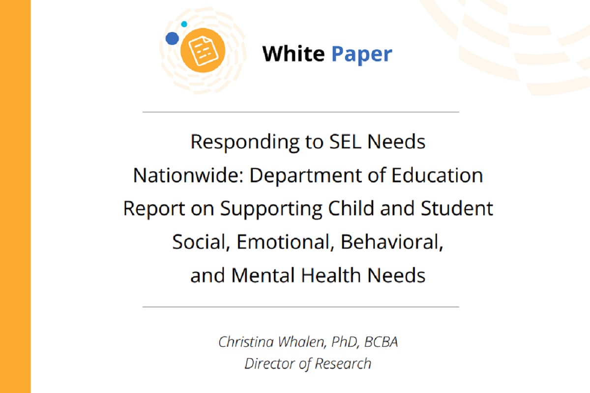 Responding to SEL Needs Nationwide White Paper cover